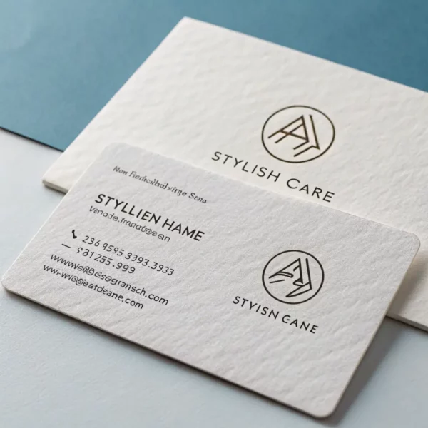 Minimalist Black and White Card