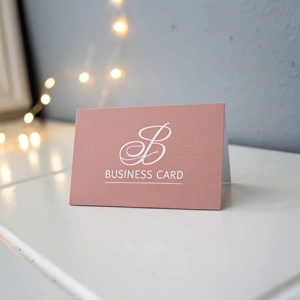 Elegant Gold Foil Business Card