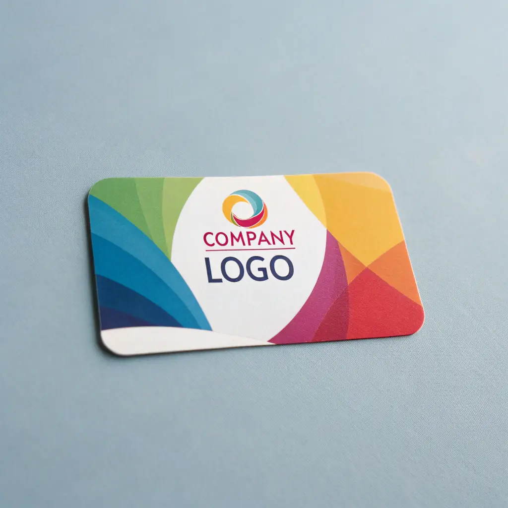 Vibrant Color Splash Card